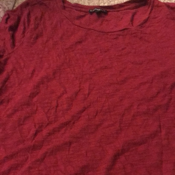 Express Short sleeve pink/red and black blouse - Picture 4 of 6